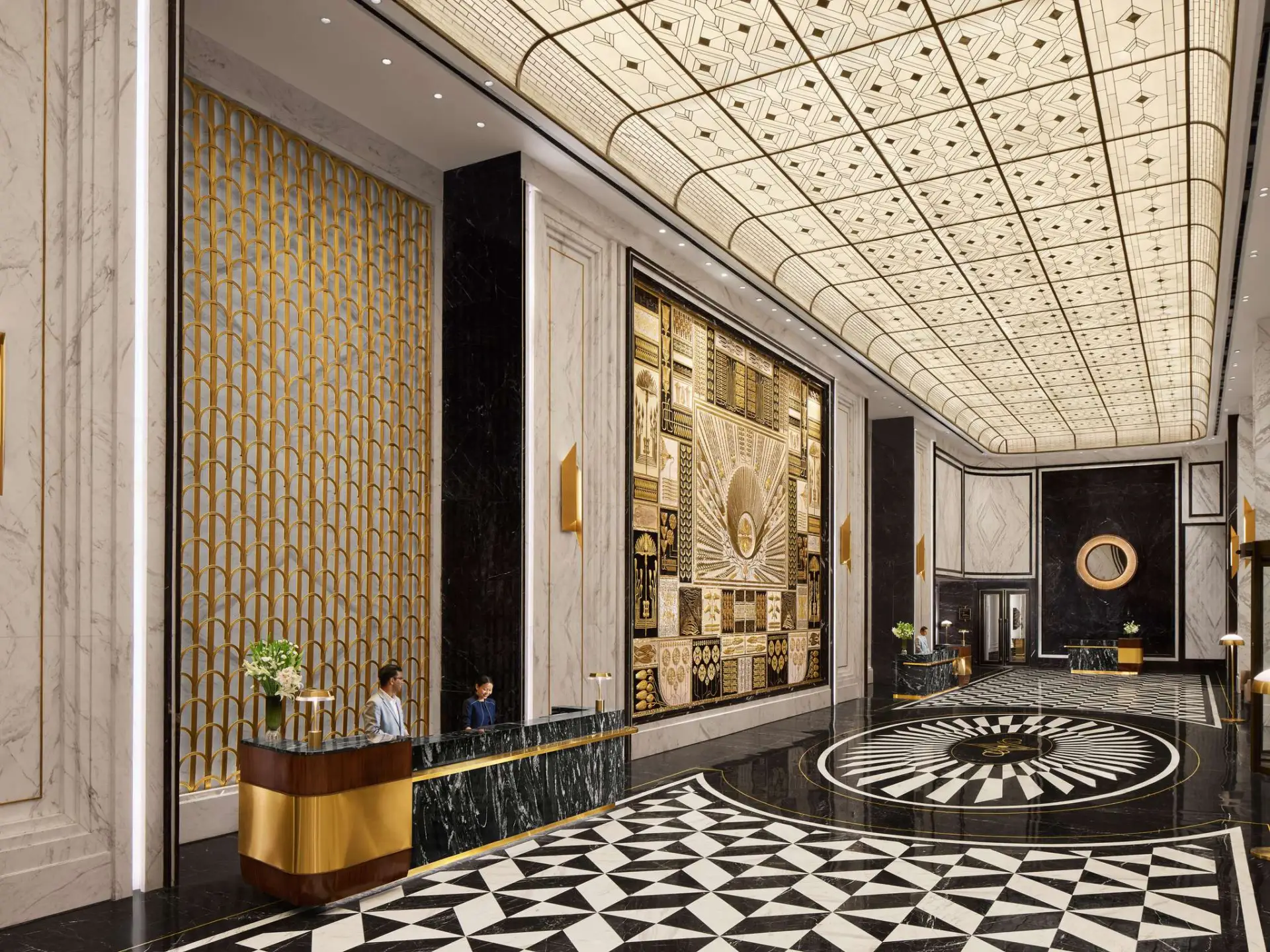 Fairmont Mumbai — the Art Deco lobby